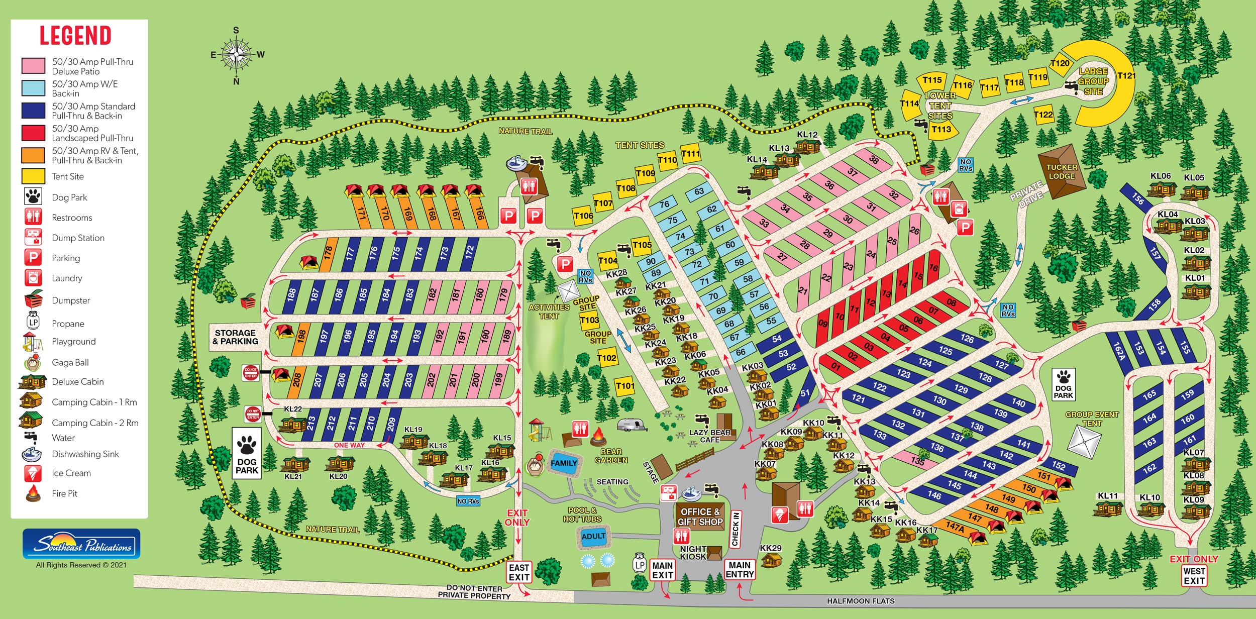 West Glacier Koa Map West Glacier, Montana Campground Map | West Glacier Koa Resort