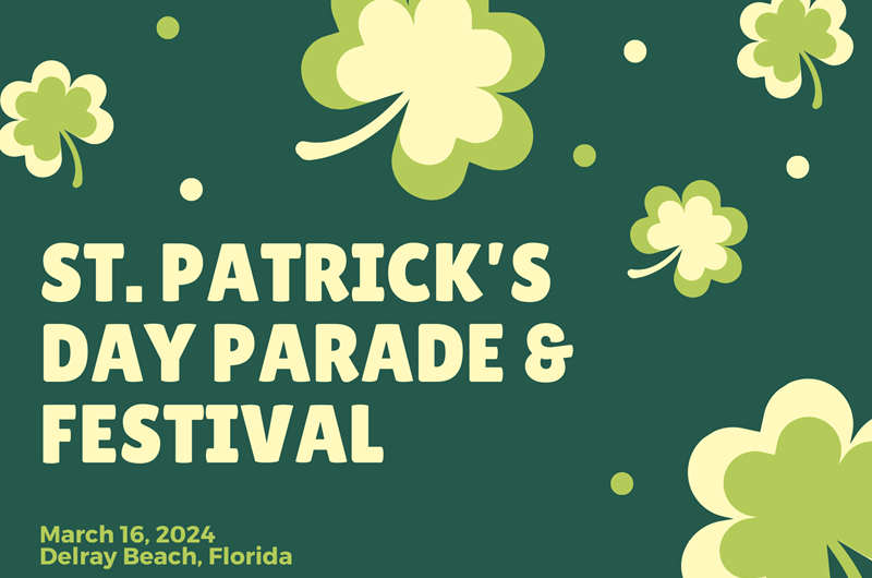 Delray Beach St. Patrick's Day Parade and Festival Event at the West
