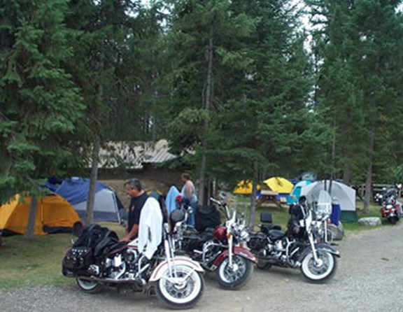 In addition to great RV sites we have a large number of tent sites.  These are perfect for the tenter regardless of their mode of travel, motorcycle, car, bicycle, or van.