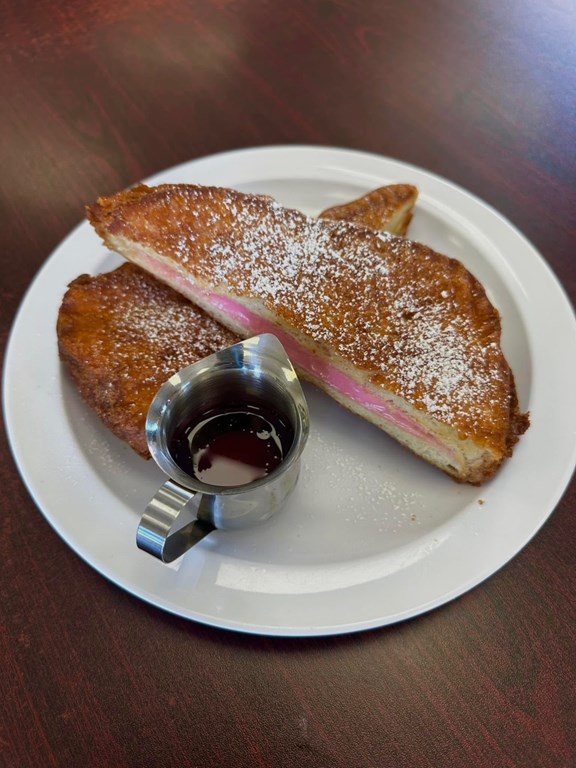 Prickly Pear Stuffed French Toast