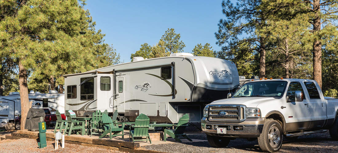 Deluxe Patio RV Site - Large