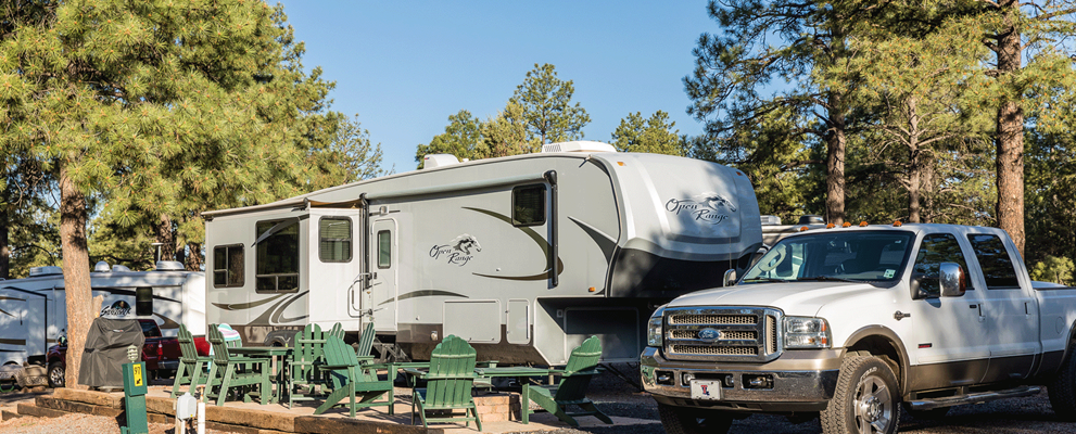 Deluxe Patio RV Site - Large