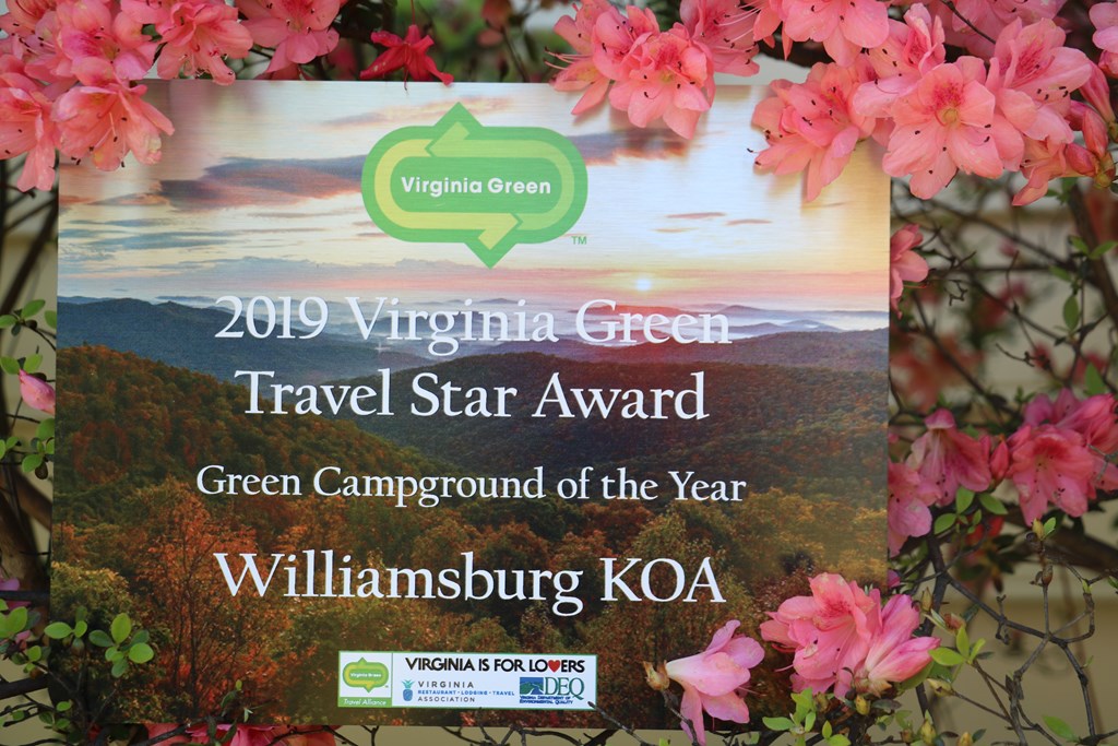 2019 Virginia Green Campground of the Year!