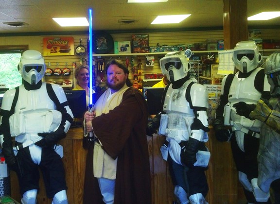 At the Register with the 501st