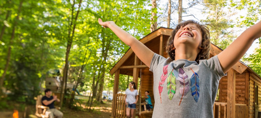 Happy cabins make for happy campers!