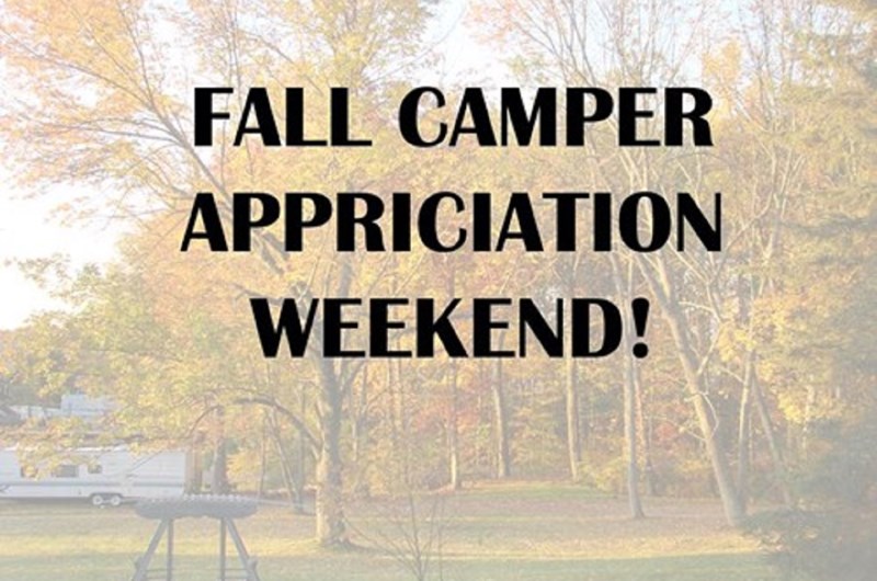 September 25-27: Fall Camper Appreciation Weekend Photo