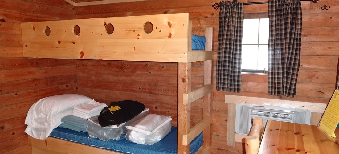 One room Camping Cabin Bunk Beds are great for children!