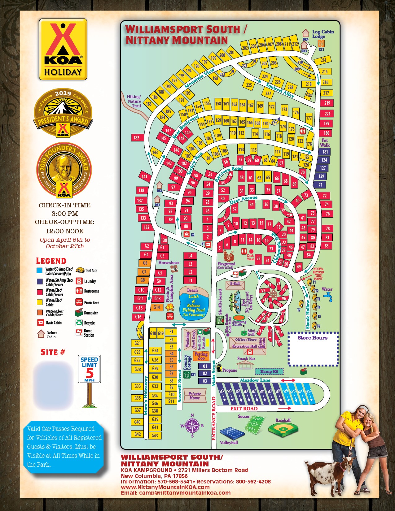 Knoebels Park Map