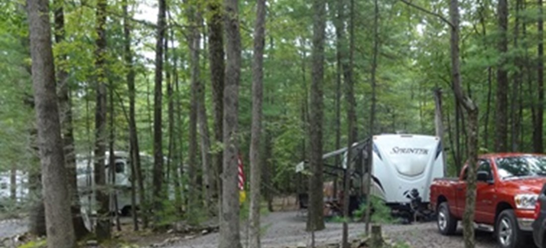 Our most spacious sites. Large wooded sites, 30 amp water and electric, located all over the park. Great sites with picnic tables & fire rings for your use. Plenty of options, so you can bring friends.