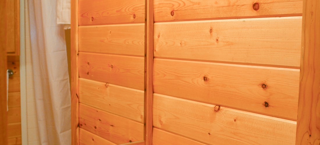 The Deluxe Cabin includes a bathroom.