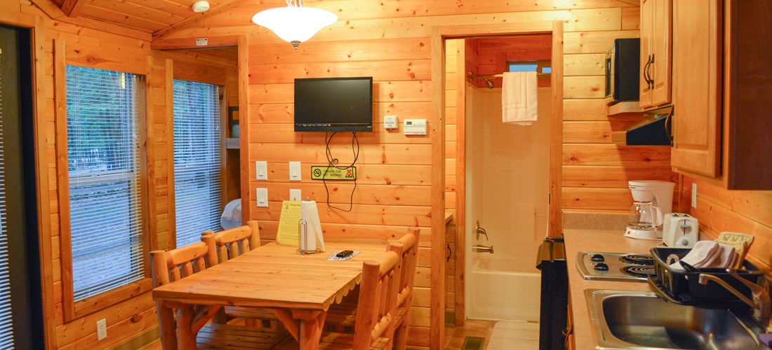 The spacious kitchen setup allows families to sit back, relax, and cook with one another.
