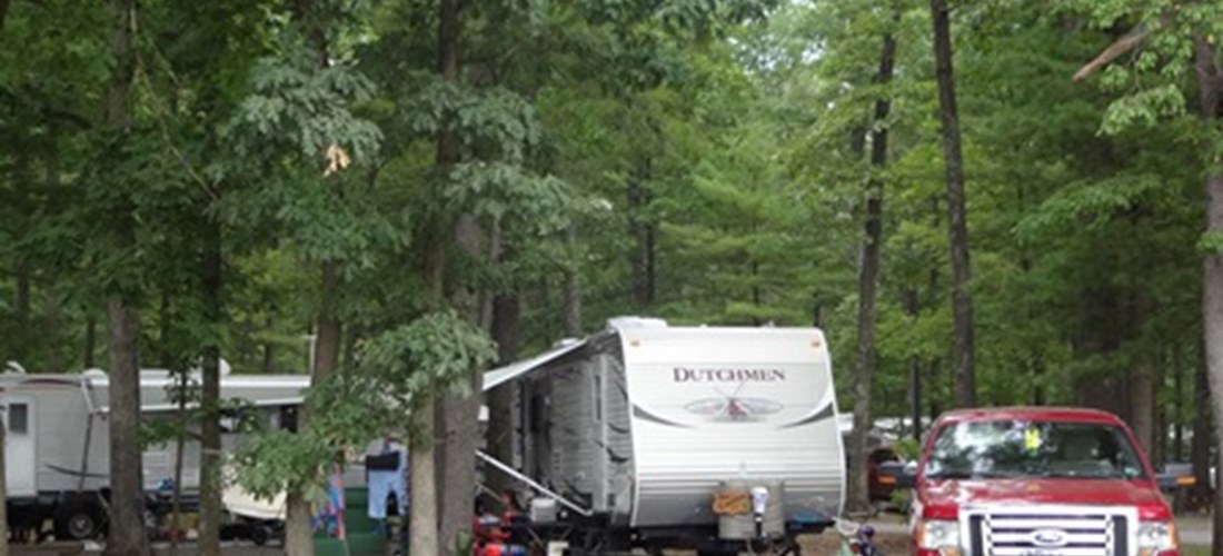 Beautiful full hook up, wooded, 30 Amp sites. Located throughout the park for a variety of site types and sizes.