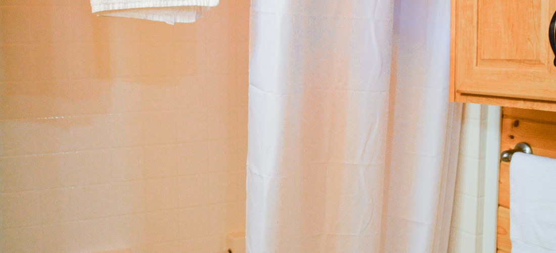 The Deluxe Cabin includes a bathroom.