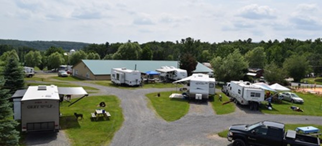 Great Location! Easy pull through sites, in a non wooded area near the swimming pool, mini golf & all events. Perfect spot for families or campers that want to be close to everything.