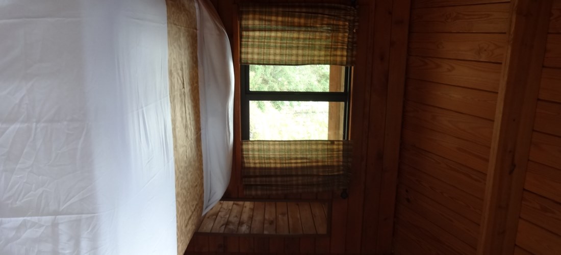The bedroom comes with a queen bed and linens are included.