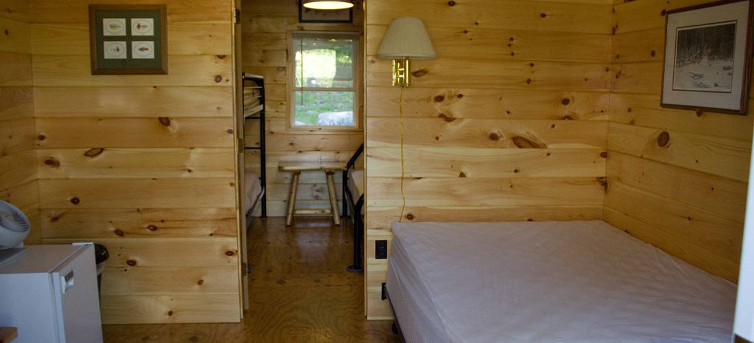 Camping Cabin 2 Room Inside