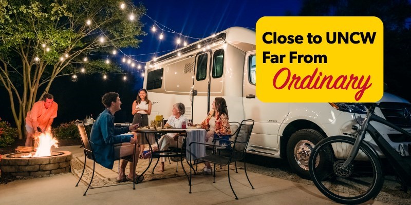Visiting UNCW? Make Wilmington KOA Your Home Base