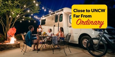 Visiting UNCW? Make Wilmington KOA Your Home Base