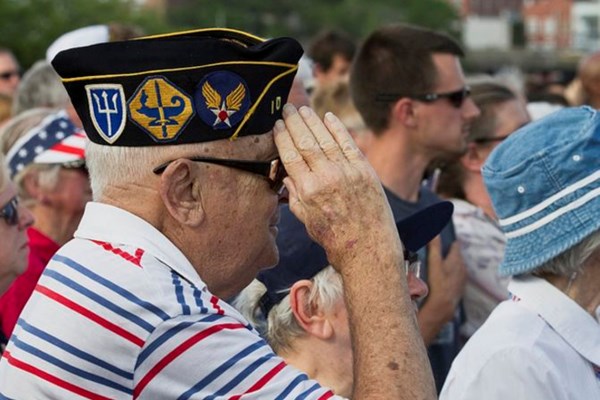 USS North Carolina Memorial Day Observance Photo