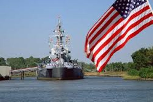 USS NC Battleship Memorial Day Observance Photo