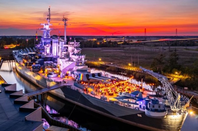 USS North Carolina Veteran's Day Remembrance Photo