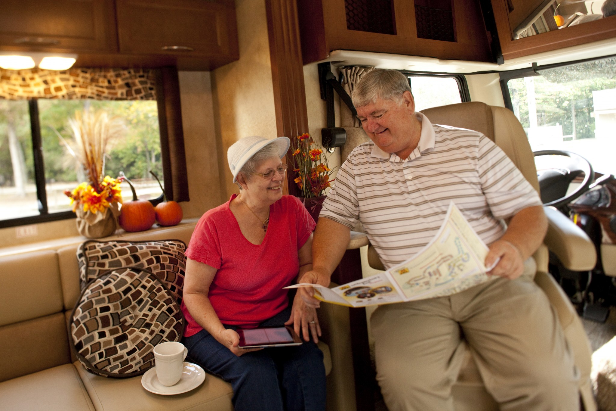 Couple RVing