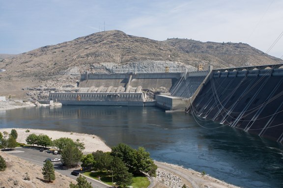 Grand Coulee Dam and Laser Light Show