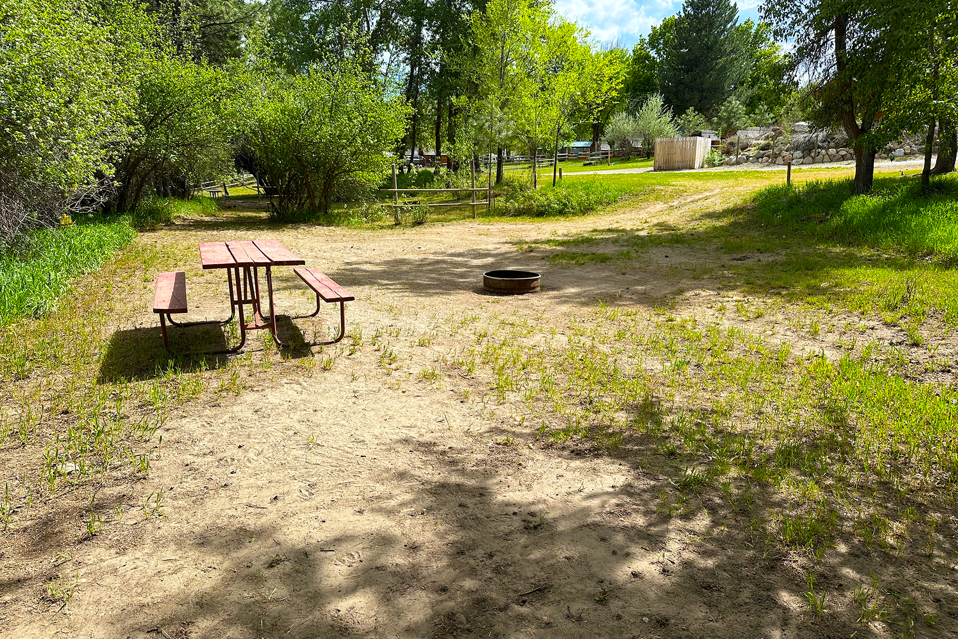 T2 - Tent Site, No Hookups with River View, End