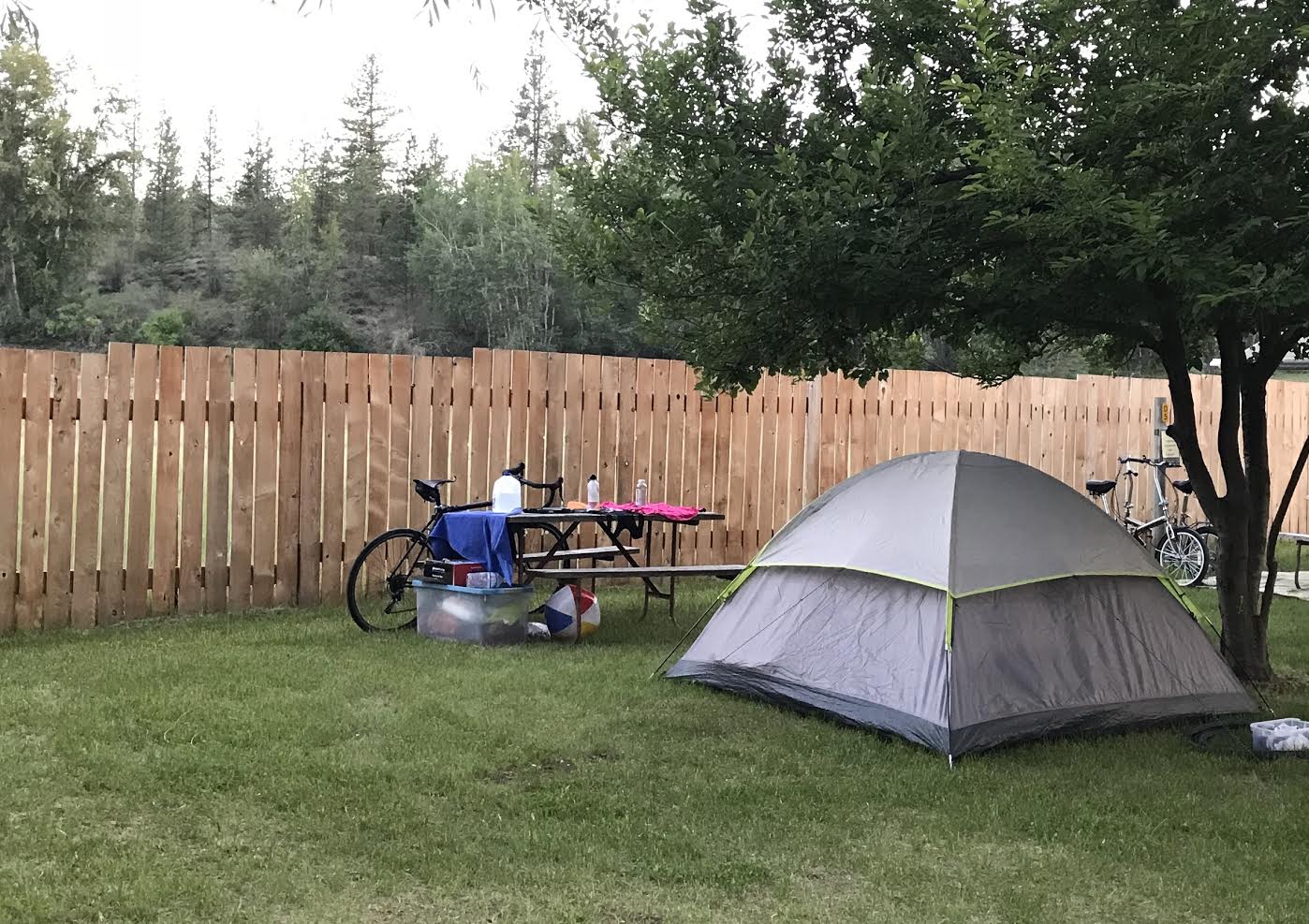 Tent site