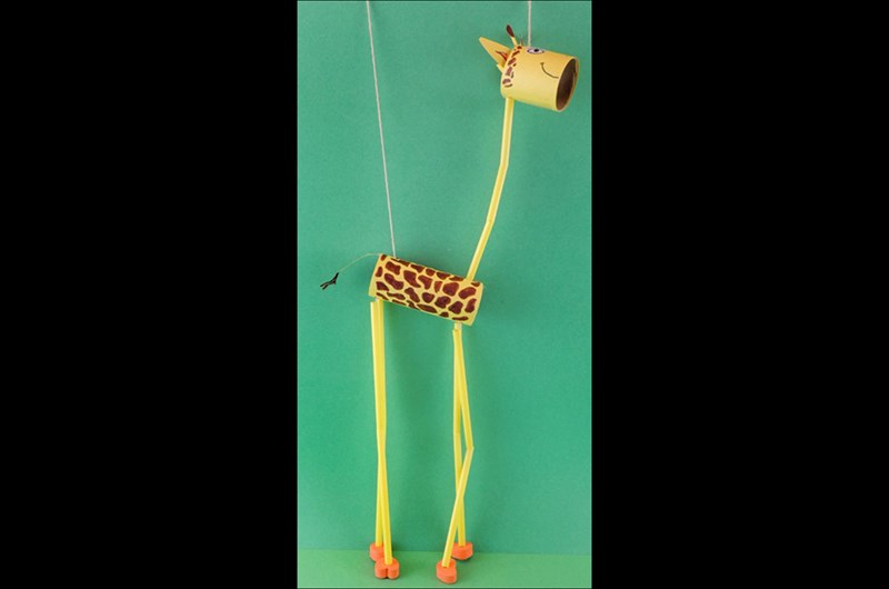 Make a giraffe Marionette! Photo