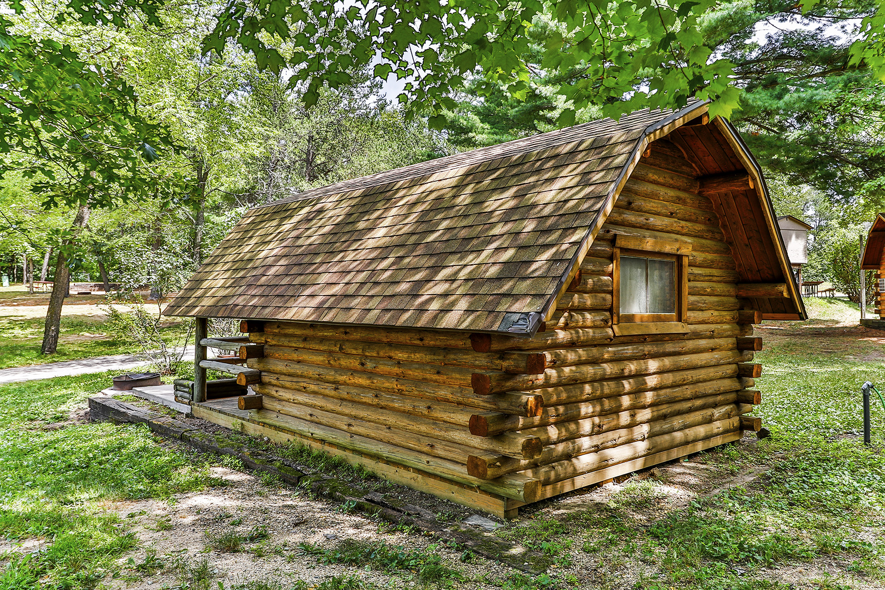 Wisconsin Dells KOA Camping Cabin with Patio