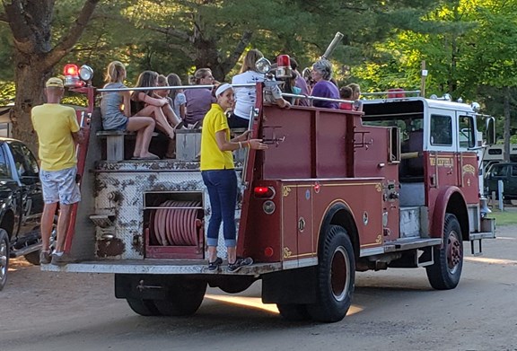 FIRE TRUCK RIDES!