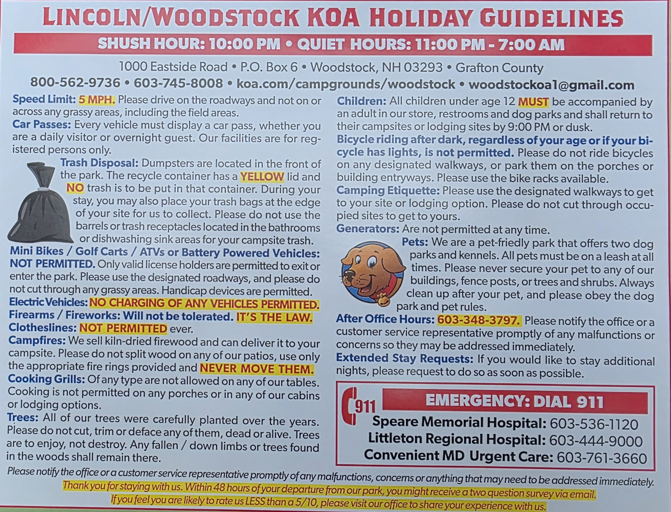 LINCOLN/WOODSTOCK GUIDLINES Photo