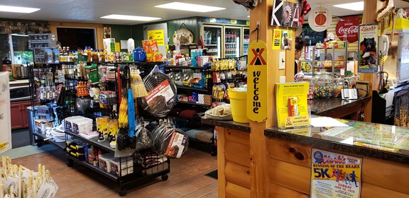 FULLY STOCKED CAMP STORE!