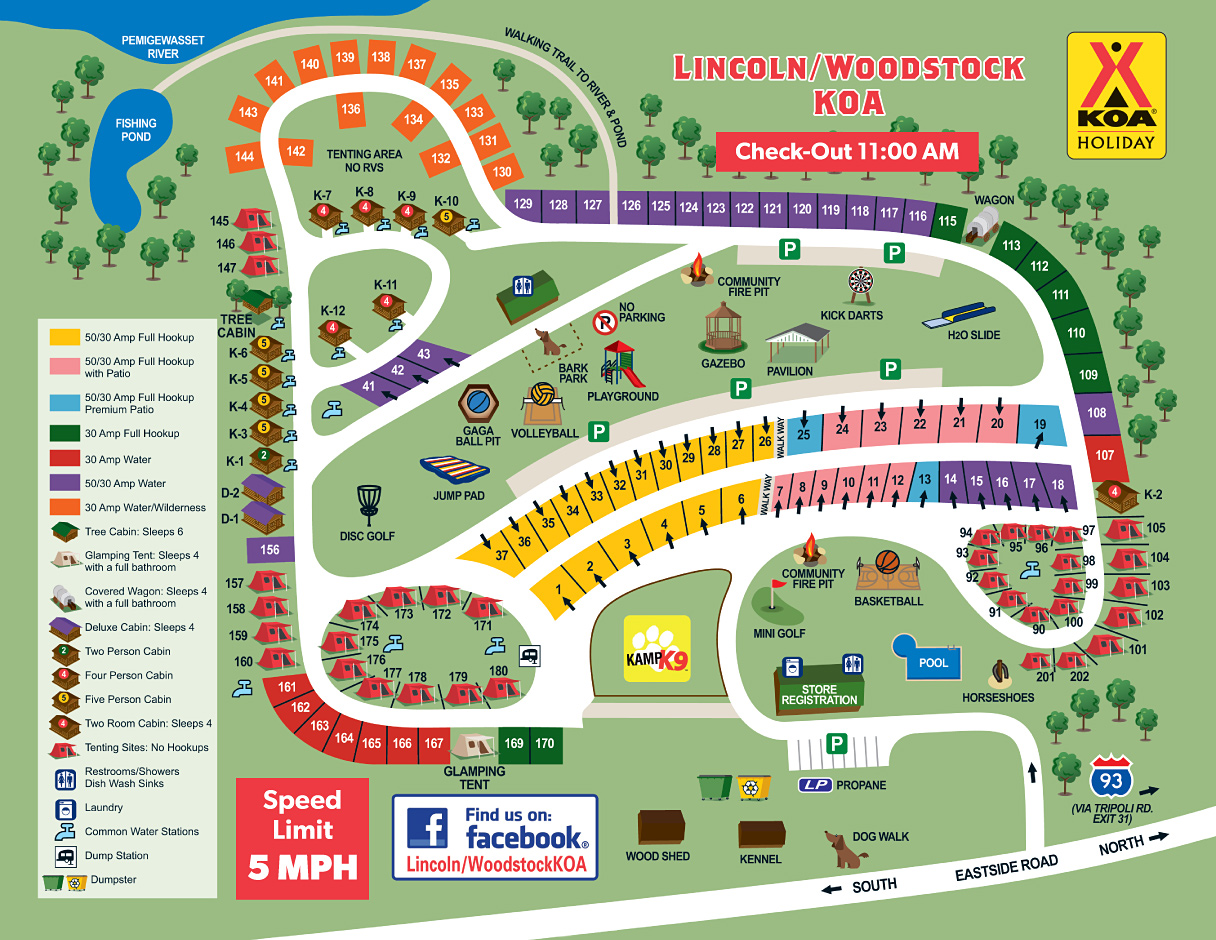 Campground Site Map