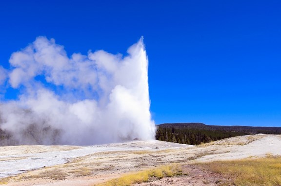 Old Faithful - 30 miles away