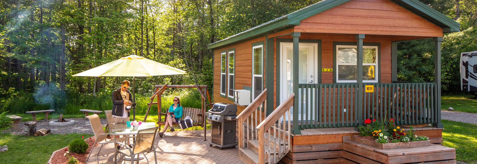 Cabin Camping   KOA Cabin Rentals   Deluxe & Camping Cabins